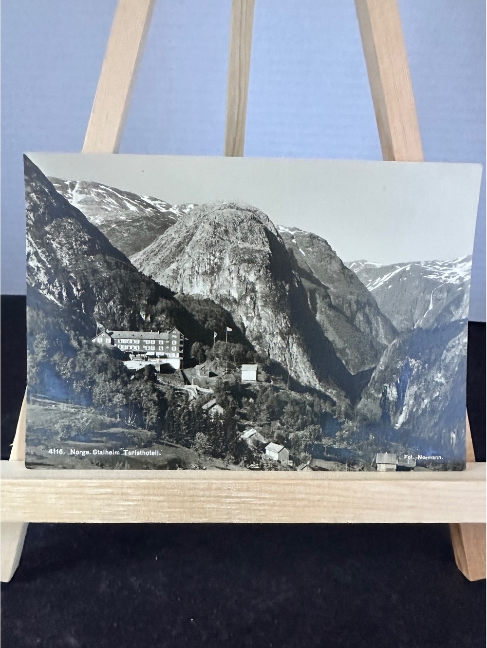Vintage Norway Stalheim Turisthotell Carl Normann Mountain Postcard 4116